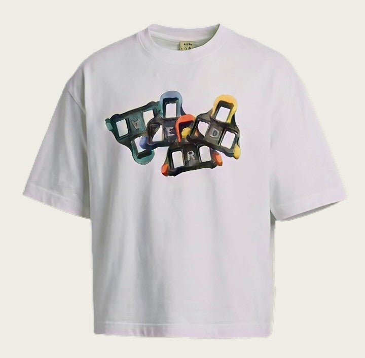 CLEATS TEE WHITE 360° view