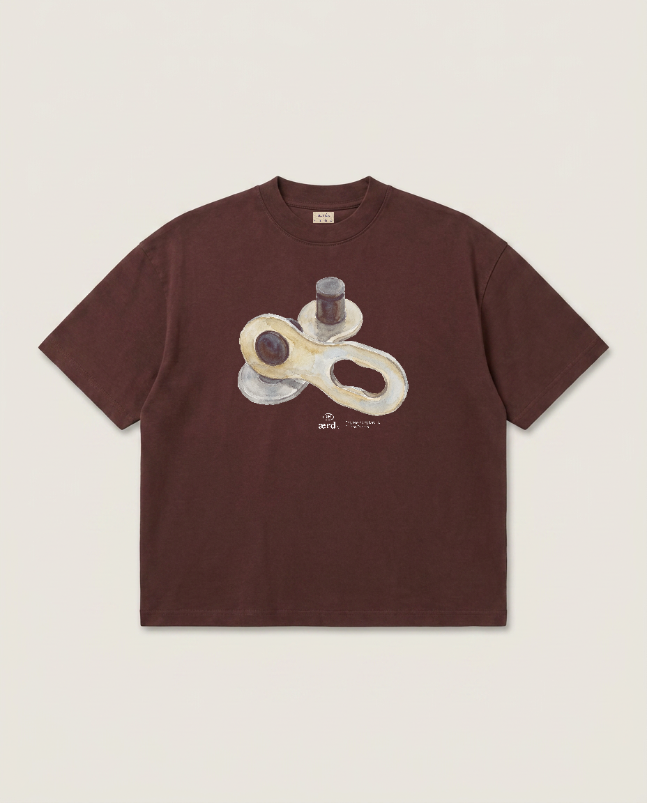 CHAIN TEE BROWN