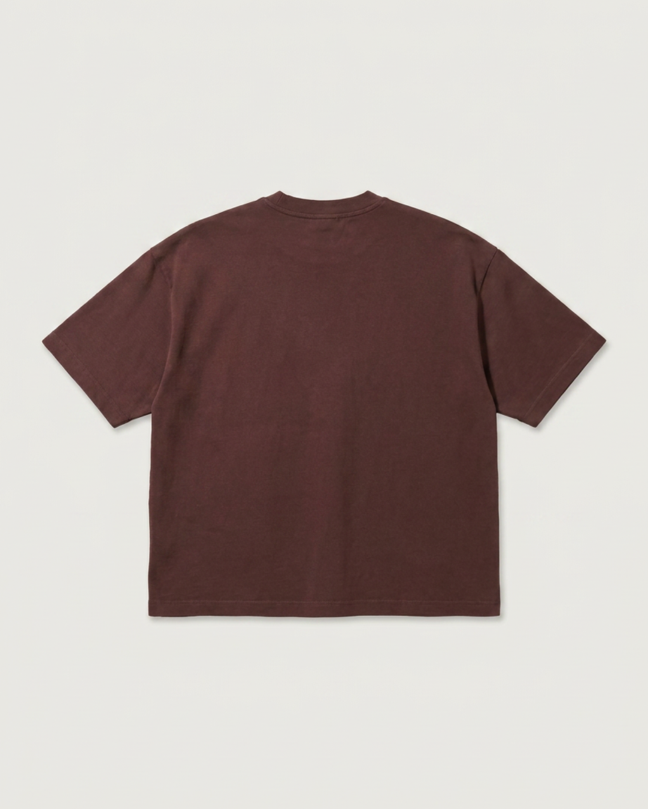 CHAIN TEE BROWN